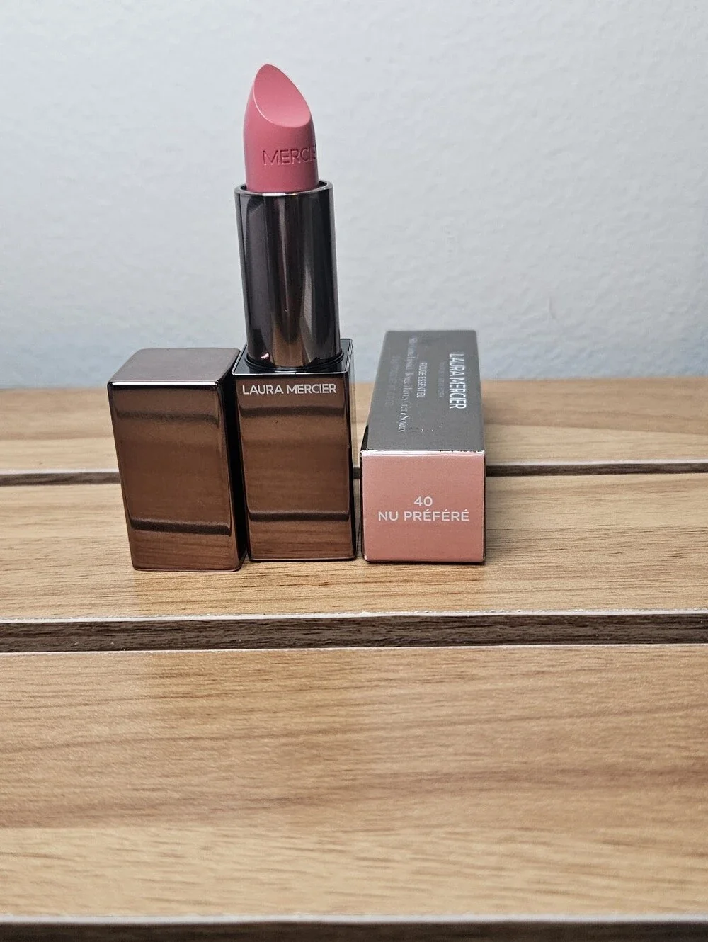 Laura Mercier Silky Creme Lipstick In 40 Ni Prefere 0.12oz